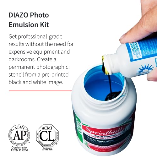 Speedball Art Products Diazo Photo Emulsion Kit for Screen Printing Speedball
