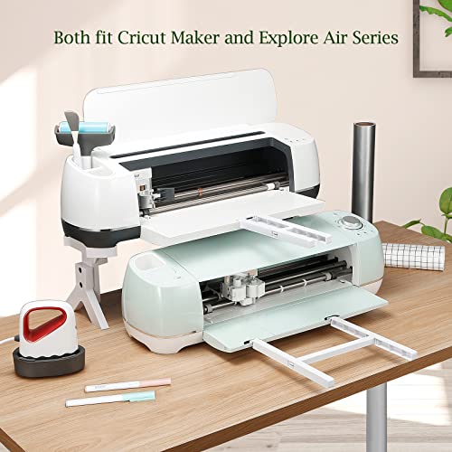 Extension Tray for Cricut Maker 3/Maker and Explore Air/2/3, Cutting Mat 12x12 Holder for Cricut Maker and Explore Air Series, Tray Extender AOOIIN