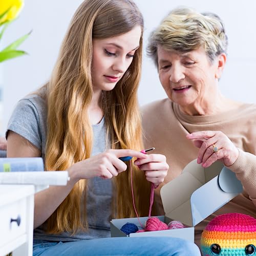 Crochetta Crochet Kit for Beginners, Crochet Kit Step-by-Step Video Tutorials, Crochet Starter Kit Learn to Crochet Kits for Adults Kids Beginners, Crochetta