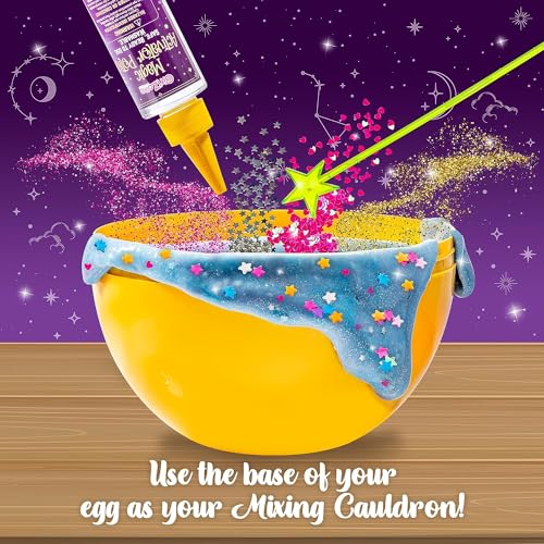 GirlZone Magic Potion Slime Kit, Spell-Binding Potion Kit for Girls to Make 6 Magical Mixies, Fun and Gift-Ready Magic Potion Kit GirlZone