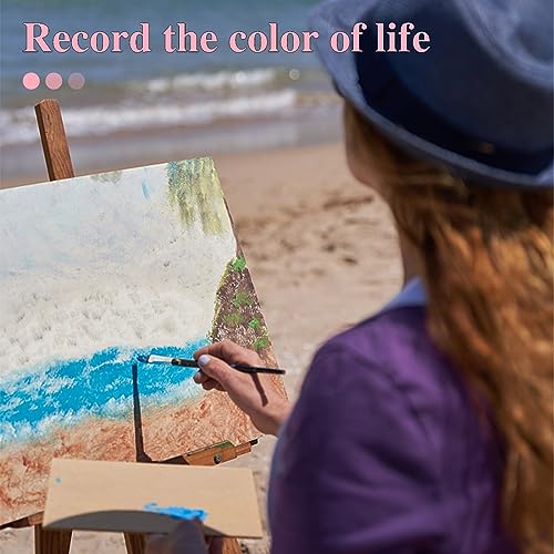 ESRICH Canvas Boards for Painting 8x10in,28 Pack Bulk Canvases for Painting - 100% Cotton Canvas Panels for Oil, Acrylic & Watercolor Painting. ESRICH