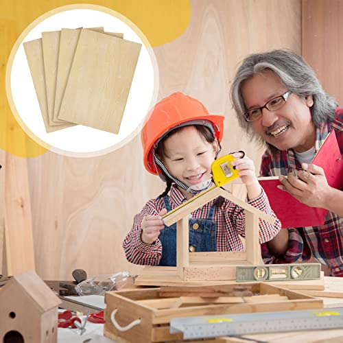 12 Pcs Basswood Sheets 3mm 1/8" x 12" x 18" Plywood Board Craft Wood Thin Wood Sheets for DIY Arts Crafts Woodworking Scroll Sawing Projects Painting Juexica