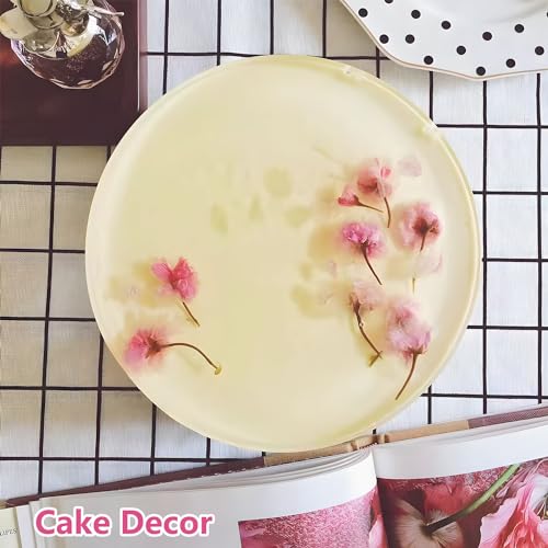 48 Pcs Mix Cherry Blossom Natural Dried Pressed Flowers for Cake Decorating, Real Dry Flower for Resin Jewelry Making, DIY Art Crafts - Pink Sakura… AHTONG