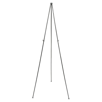 Quartet Instant Easel 63” Stand, Supports 5 lbs., Tripod Base, Powder Coated Steel Material, Collapsible, Black (29E)