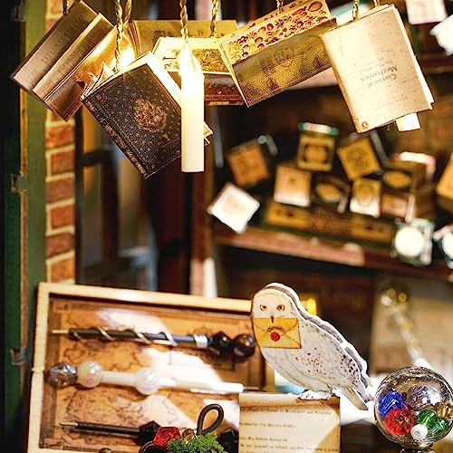 CUTEBEE DIY Miniature Dollhouse Kit, DIY Wooden Dollhouse Kit Miniature House Kit, Creative Room Idea(Magic House) CUTEBEE