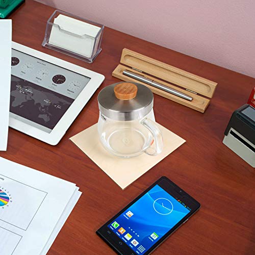 50 Pieces 6x6 Inch Wood Squares Unfinished Basswood Plywood Wooden Sheets 1/8 inch Thick Blank Wood Squares for Crafts Painting Scrabble Tiles Mini ZOEYES