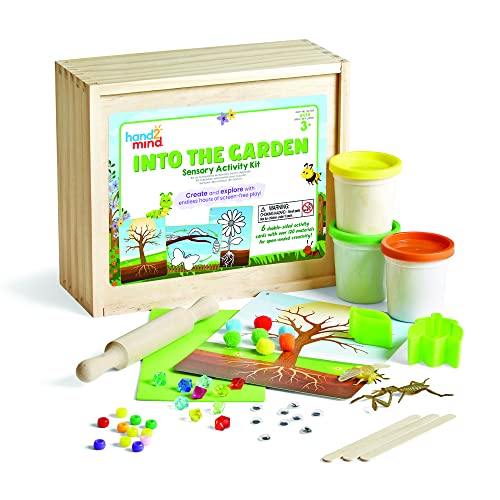 hand2mind Into The Garden Sensory Activity Kit, Loose Parts Play Materials, Fine Motor Skills Toys, Sensory Play, Toddler Sensory Bin, Montessori hand2mind