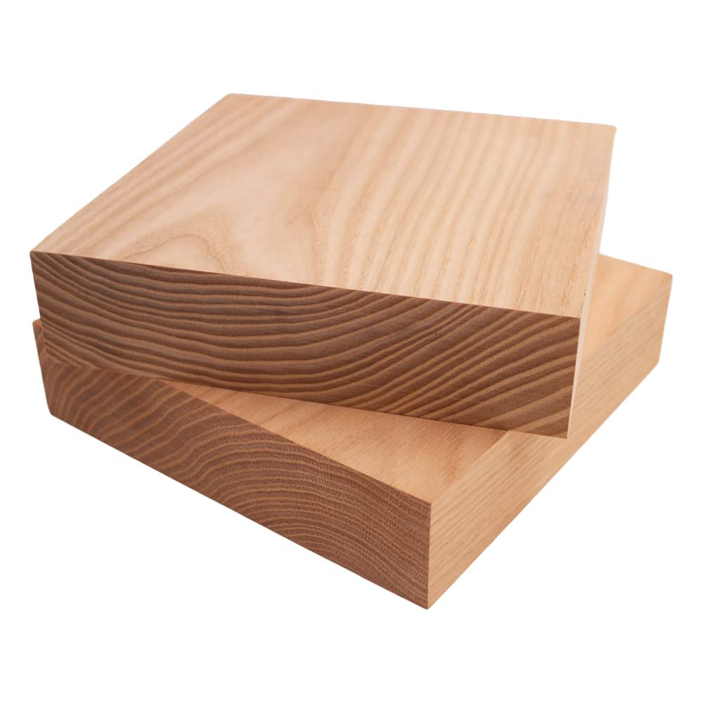 Barrington Hardwoods Ash Bowl Blank 2" (2pcs) (2" x 6" x 6") Barrington Hardwoods