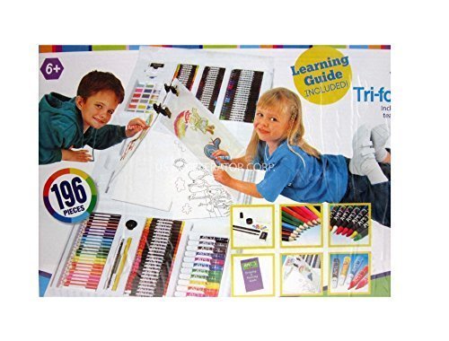DM Creations Art 101 Double-Sided Trifold Easel Art Set Art 101 USA
