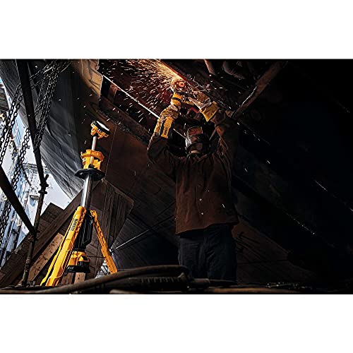 DEWALT 20V MAX LED Work Light, 3000 Lumens of Brightness with 3 Modes, Tripod Base, Bare Tool Only (DCL079B) DEWALT
