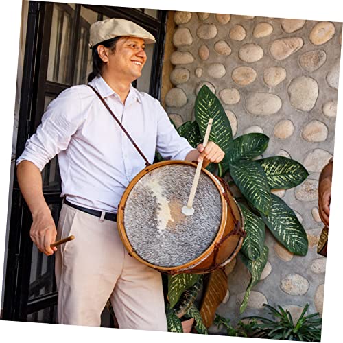 SUPVOX 2pcs Gong Hammer Music Accessories Electronic Accessories Electronic Drum Sticks Goner Striker Rubber-head Gong Mallets 5a Wood Pin Small SUPVOX