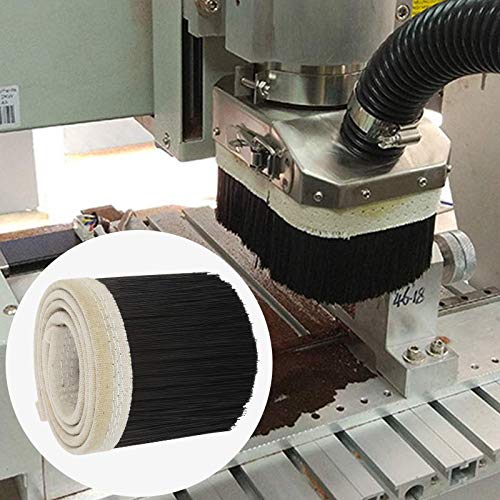 2 PCS 100mm Dust Shoe Brush, 1M Length CNC Vacuum Brush, Vacuum Cleaner Engraving Machine Dust Cover for CNC Router Spindle Motor HNBun