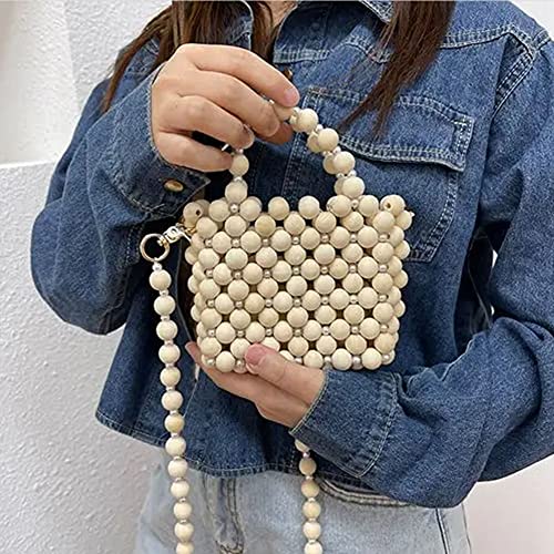 WLIANG 800 Pcs 20mm Natural Wooden Beads, Unfinished Round Bulk Spacer Wood Beads for DIY Crafts, Garlands Farmhouse Decor, Jewelry Bracelet Necklace WLIANG