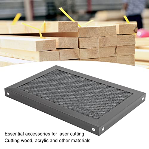 Laser Honeycomb Cutting Table Board, Honeycomb Working Table 300x200x22mm Beehive Working Plate CNC Processed Laser Cutting Bed for Laser Engraving Hyuduo
