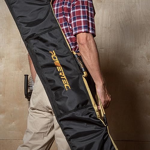 POWERTEC 71885 110" Track Saw Guide Rail Kit for Makita or Festool | Includes 2x55 Guide Rails/Protective Guide Rail Bag/Rail Connectors/2 Tracksaw POWERTEC