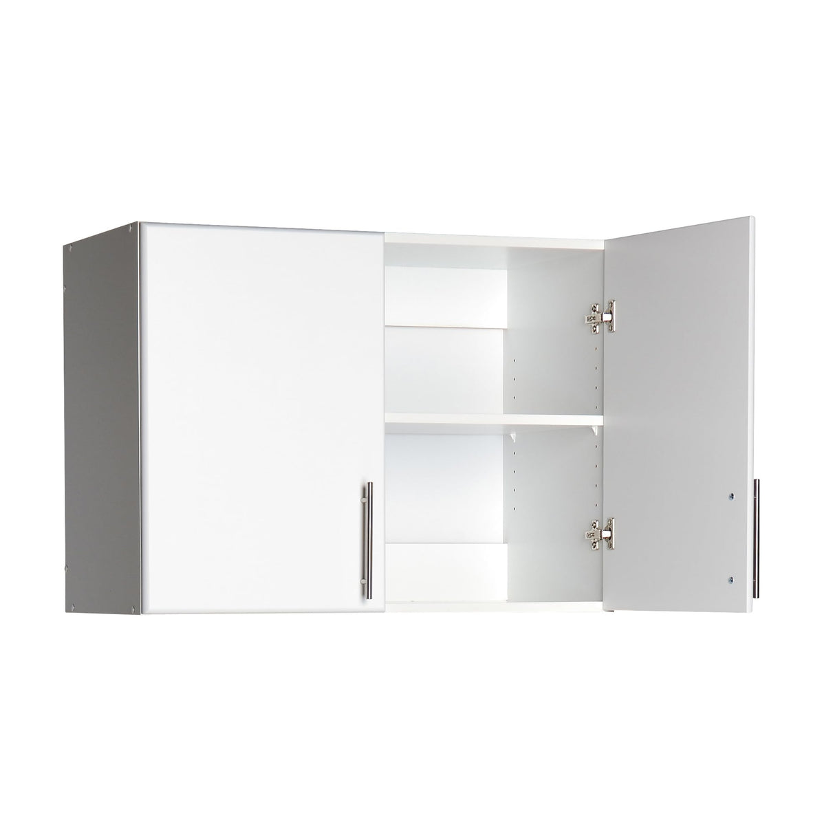 Prepac Elite Wall Cabinet with Storage Shelf - Multifunctional Garage, Kitchen, and Bathroom Cabinet in White Prepac