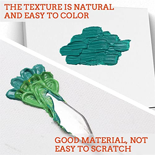 30 Pack Canvases for Painting with 4x4, 5x7, 8x10, 9x12, 11x14, 12x16, Painting Canvas for Oil & Acrylic Paint ESRICH