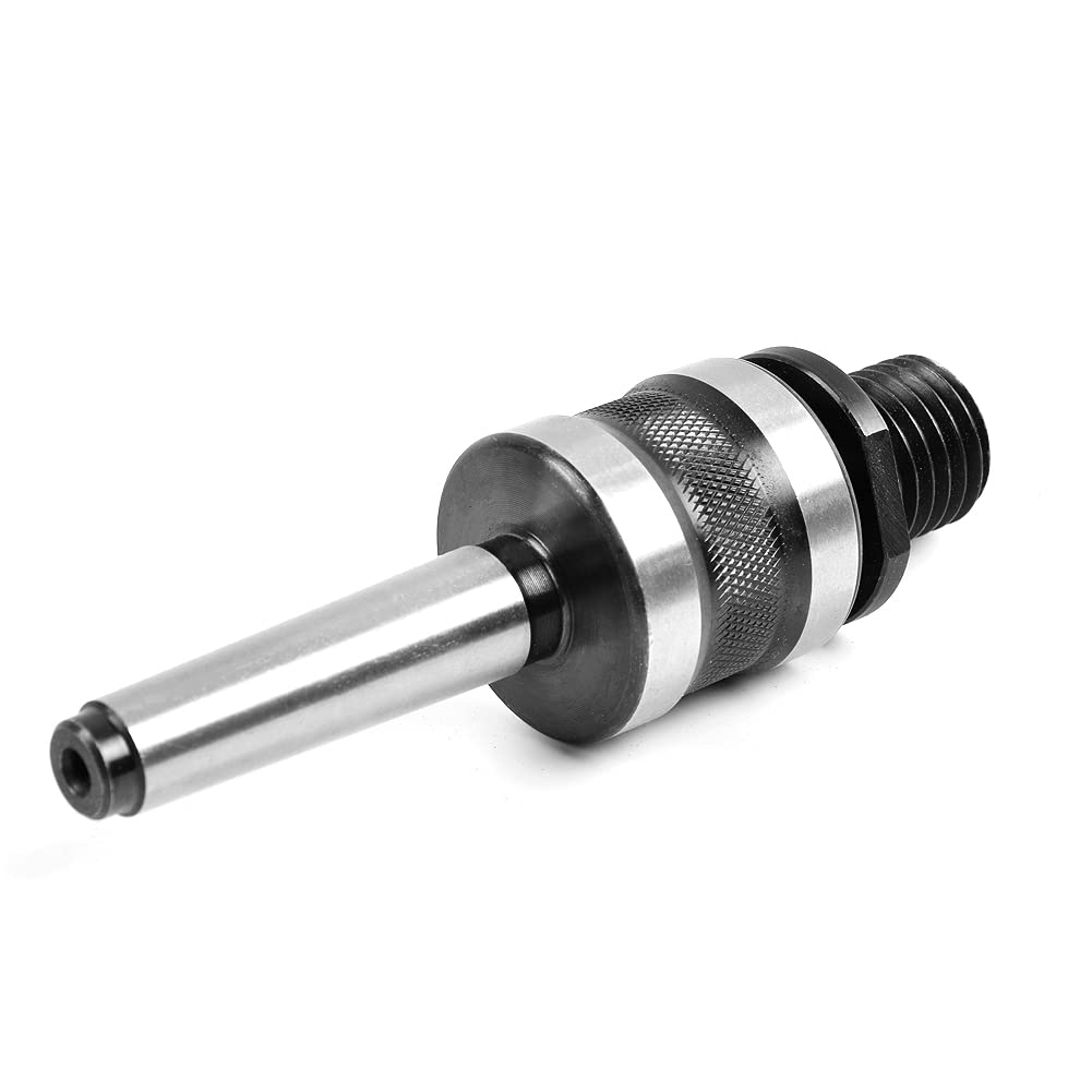 Woodworking Live Tailstock Chuck Adapter to 1" x 8tpi Thread with #2 Morse Taper Mount - WoodArtSupply