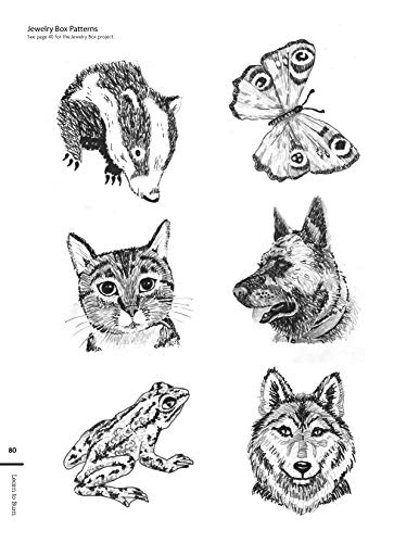 Learn to Burn: A Step-by-Step Guide to Getting Started in Pyrography (Fox Chapel Publishing) Easily Create Beautiful Art & Gifts with 14 Step-by-Step Design Originals