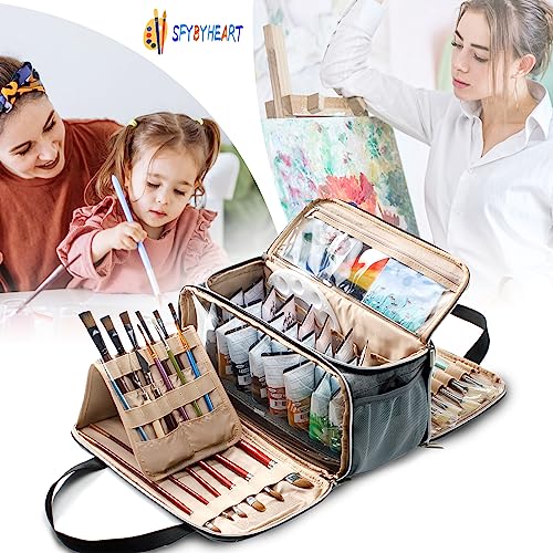 Acrylic Paint Storage, Paint Organizer and Storage, Art Supply Organizer, Art Tote Bags, Craft Paint Storage, Paint Brush Holder, Paint Tube Storage SFYBYHEART