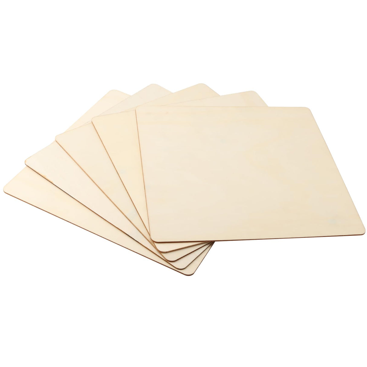 HOIGON 20 PCS Square Unfinished Wood Pieces, 10 x 10 Inch Blank Basswood Wooden Sheets Wooden Cutout for Crafts, DIY, Painting HOIGON