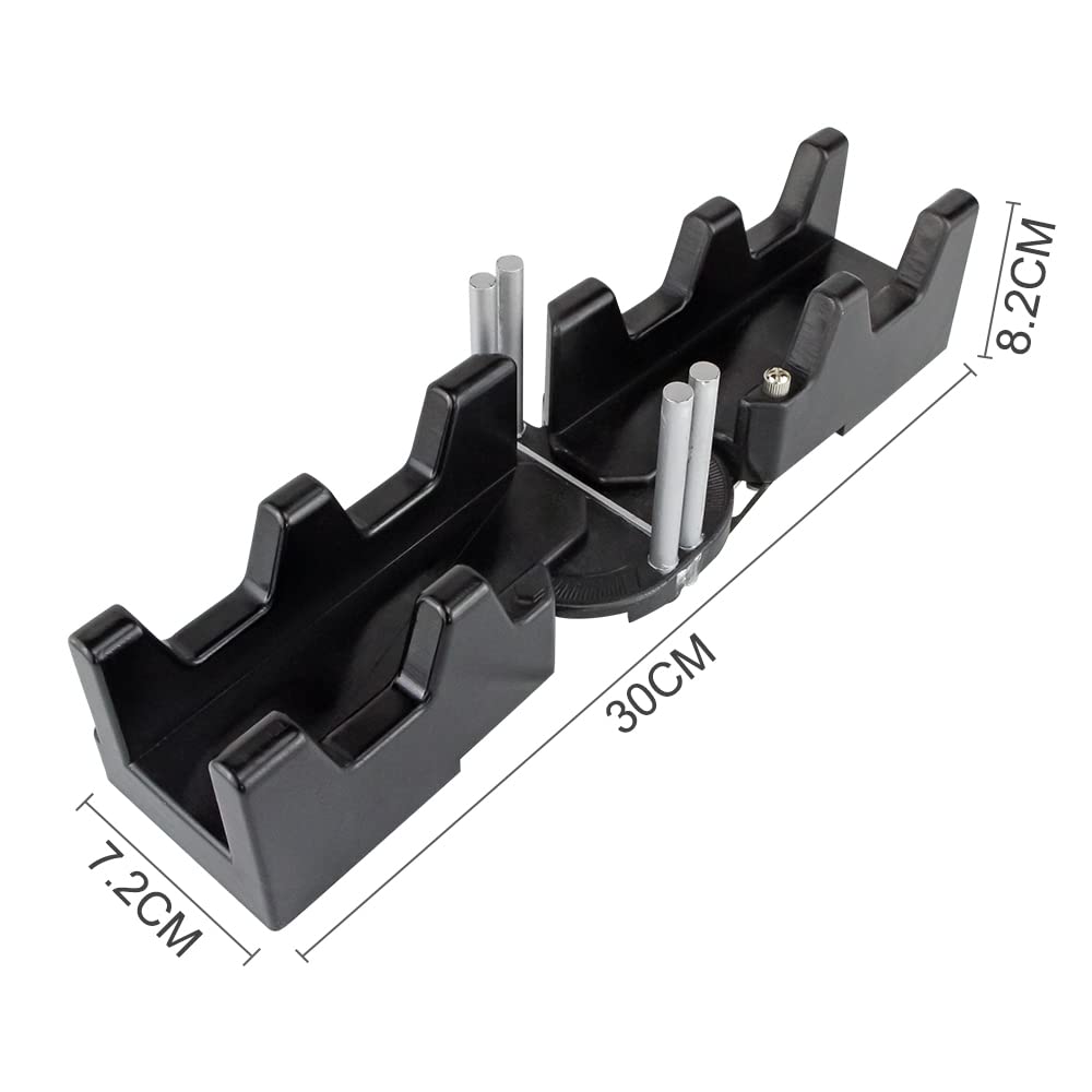 2-in-1 Mitre Measuring Cutting Tool, Measuring and Sawing Mitre Angles Cutting Tool for Home Improvement, Carpentry Work, Miter Saw Protractor Tool AUSTUFF