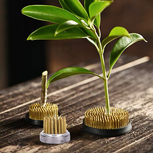 Oumefar Flower Arrangement Decoration Fixing Tool Set Flower Kenzan Iron Wire Scissor Ikebana Kenzan Japanese Flower Holder Tape Kenzan Accessories Oumefar