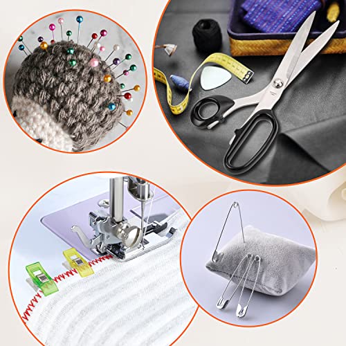 78 Pcs Rotary Cutter Set - KingTool 45mm Cutter Kit with A3 Cutting Mat, Fabric Scissors 3 Replacement Blades, Quilting Rulers, Sewing Clips, Sewing KINGTOOL
