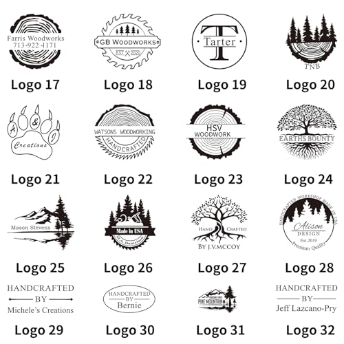 Personalised KAINSY Custom Branding Iron for Wood and Leather - Durable Metal Stamp for Crafting and Gifts KAINSY