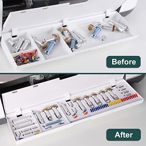 Tool Organizer for Cricut Maker 3 & Maker, Cricut Blade Storage Accessories and Supplies for Cutting Blades, Cricut Machine Organization and Storage LOPASA