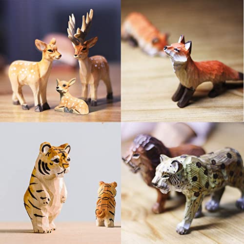 Thiecoc 8 Pcs Basswood for Carving 4x2x2 Inch Basswood for Wood Carving Wood Craft Wood Blocks for Whittling Wood Thiecoc