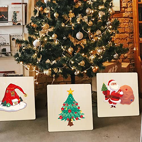 FSWCCK Pack of 8 PCS 12 x 12 Inch Craft Wood, Plywood Board Basswood Sheets, Perfect for DIY Projects, Drawing, Painting, Laser, Wood Burning, Wood FSWCCK