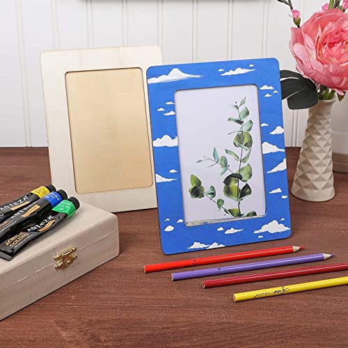 Bright Creations Wooden Picture Frame for 4 x 6 Inch Photos (4 Pack) Bright Creations