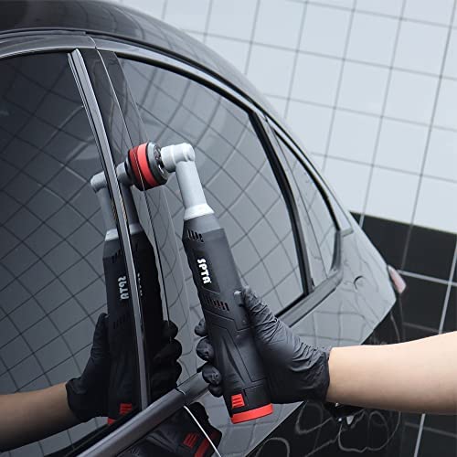SPTA Cordless Mini Car Polisher, 12V Micro Cordless Scratches Killer Car Polisher RO/DA Mini Car Polisher for polishing, Sanding and Cleaning SPTA