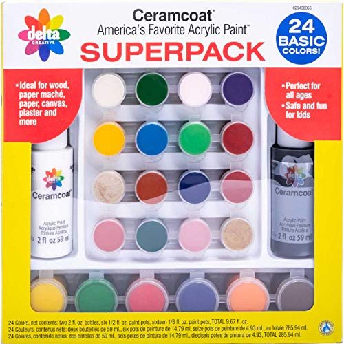 Modern Floral Acrylic Paint Set