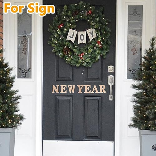 LANIAKEA 26PCS Wooden Letters 4 Inch Wooden Alphabet Letters, Unfinished Wood Letters for Crafts, Painting, Wall Decor, Letter Board, DIY LANIAKEA