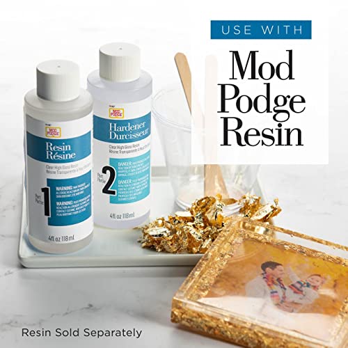 Mod Podge Coasters, Wood, Set of 4 Kit, Pouring Surface for Epoxy, DIY Supplies for Resin Arts and Crafts Projects, 25485 Mod Podge