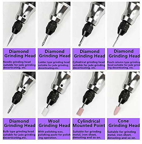 Engraving Pen Portable Electric Engraving Tool Kit, Rechargeable Engraver Machine for Metal Glass Wood Leather Jewellery Carving Drilling Lettering ANGELLOONG