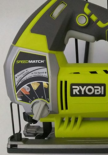 RYOBI JS651L1 6.1 Amp Variable Speed Orbital Jigsaw With Speed Match RYOBI