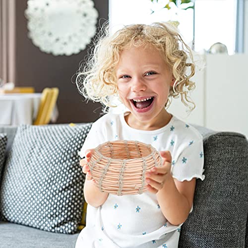 FREEBLOSS 2 Set Basket Weaving Kit Basket Making Kit Diffuser Sticks DIY Basket, Suitable for Kids Arts and Crafts Projects and Easter Basket FREEBLOSS