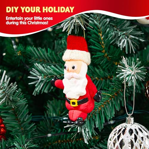 JOYIN Christmas Build Your Snowman, Santa Clasu and Gingerbread Man Craft Kit, 3 Packs Christmas Craft Kit for Arts and Craft Activities, Xmas DIY JOYIN