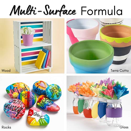 Apple Barrel Multi-Surface Paint Set (2-Ounce), Colors, 32 Fl Oz, 16 Piece Apple Barrel