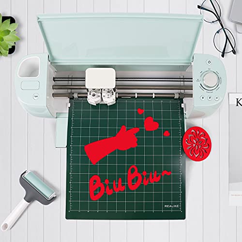 REALIKE Variety Cutting Mat for Cricut Maker 3/Maker/Explore 3/Air 2/Air/One,StandardGrip/LightGrip/StrongGrip/FabricGrip Multiple Adhesive 12x12 REALIKE