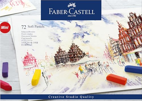 Faber-Castel FC128272 Creative Studio Soft Pastel Crayons (72 Pack), Assorted Faber-Castell