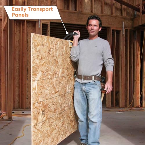Panel Carrier, Plywood Lifting Tool, Drywall Carrying Tool - Save Effort Wear Resistant Plywood Carriers Tool for Wood, Synthetic Cement Board with 0 Vooric