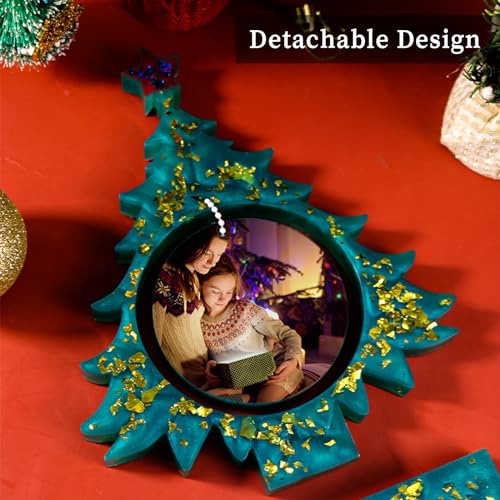 Wehous Resin Molds for Photo Frame, Large Christmas Tree Resin Mold, Picture Frame Silicone Epoxy Casting Mold, Unique Resin Art Mold Christmas Wehous