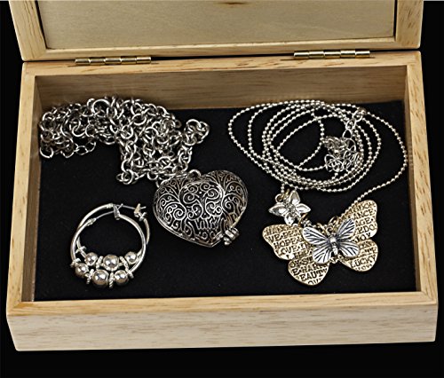 MarqArt Wood Art Sunset Box-Handmade USA -Unmatched Quality -Unique, No Two are the Same -Original Work of Wood Art. A Couples Gift, Ring, Trinket or MarqArt