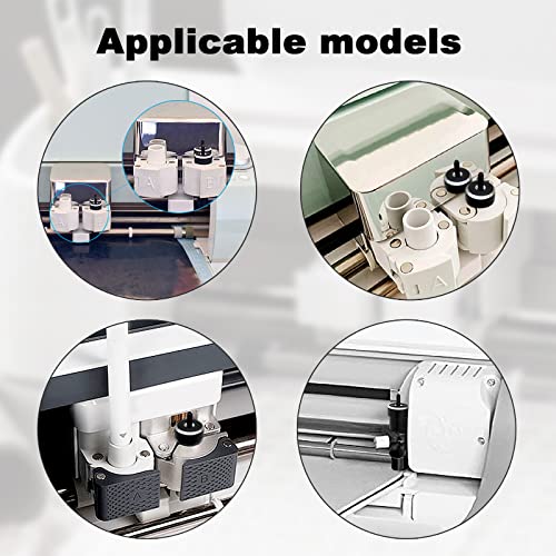 50PCS Replacement Blades Compatible with Cricut Explore Air 2/Air 3/Maker/Maker 3/Expression, 10PCS Fine Point Blades, 10PCS Deep Point Blade and Aleybloodes