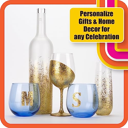 Mod Podge CS27593 Dishwasher Safe Glitter Gold, 8 fl oz Multi-Purpose Formula, Perfect for Easy to Apply DIY Arts and Crafts Mod Podge
