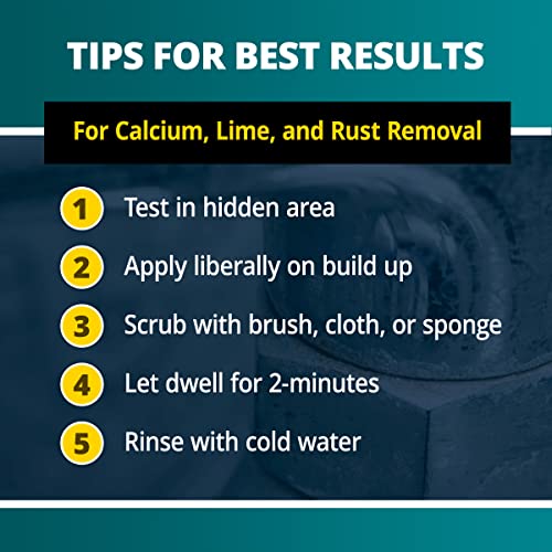 CLR PRO Calcium, Lime and Rust Remover, 1 Gallon Bottle CLR